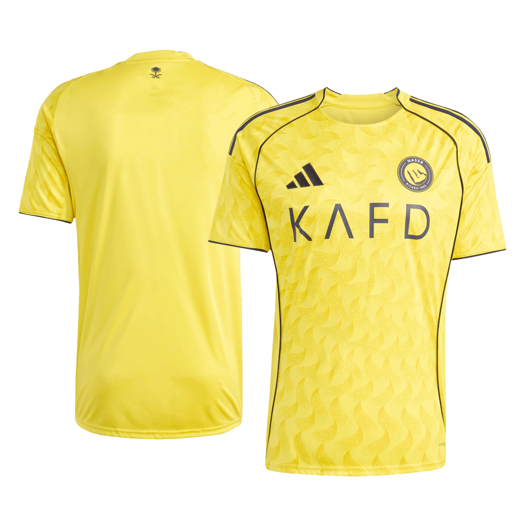 Al Nassr Home Football Shirt 2025/26 Yellow
