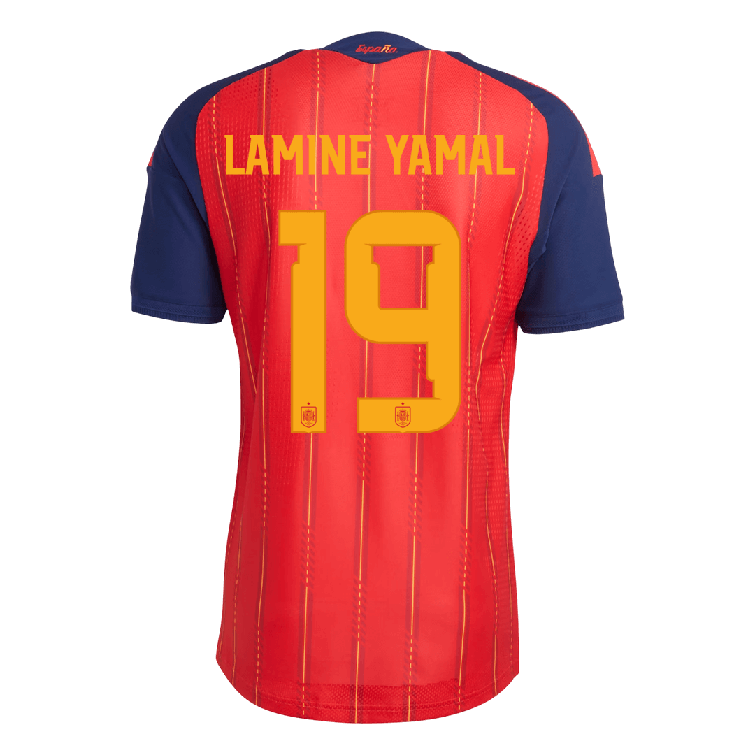 Player Version LAMINE YAMAL #19 Spain Home Soccer Jersey 2026