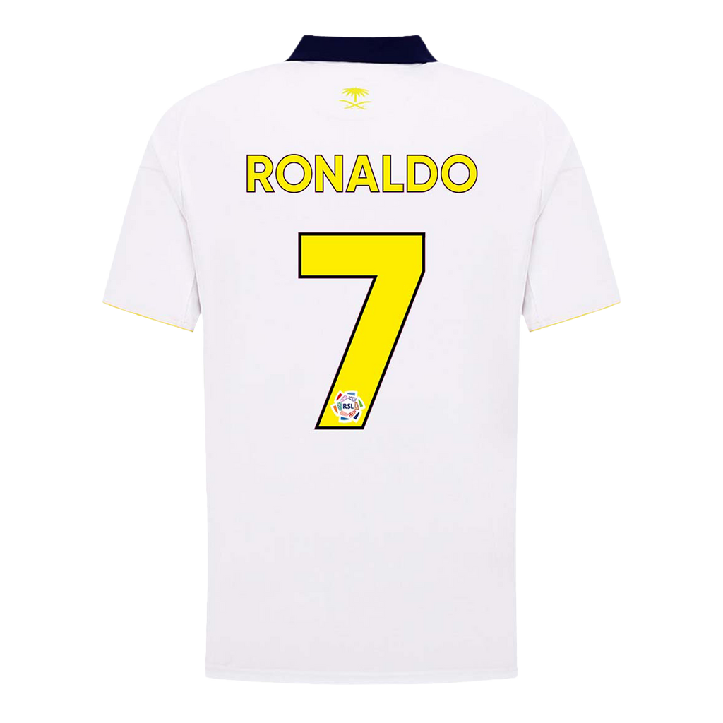 RONALDO #7 Al Nassr Third Away Football Shirt 2025/26 White