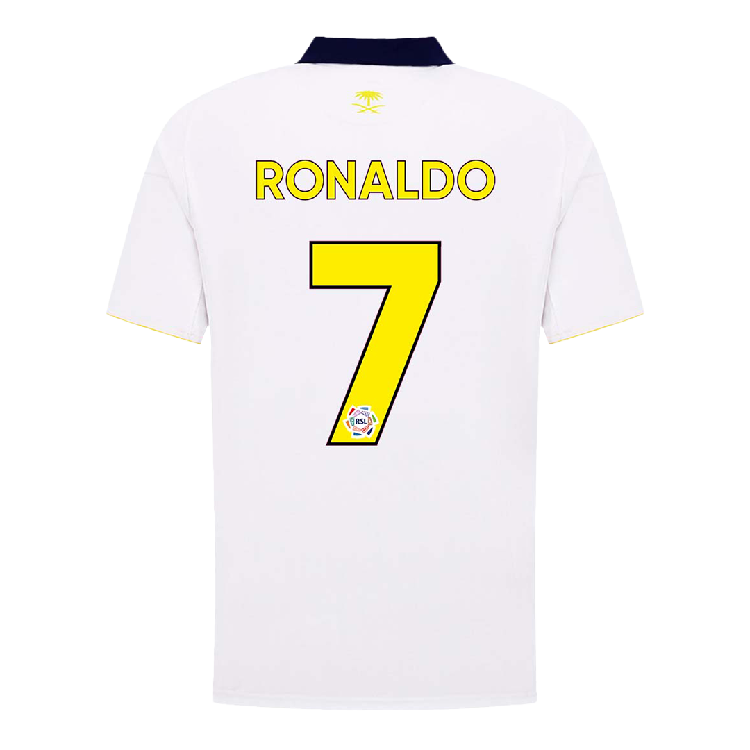 RONALDO #7 Al Nassr Third Away Football Shirt 2025/26 White