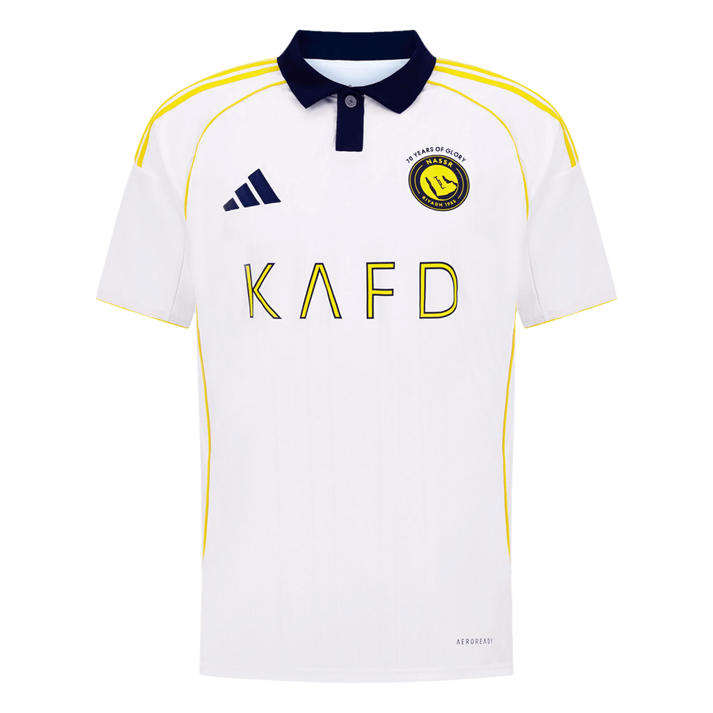 RONALDO #7 Al Nassr Third Away Football Shirt 2025/26 White