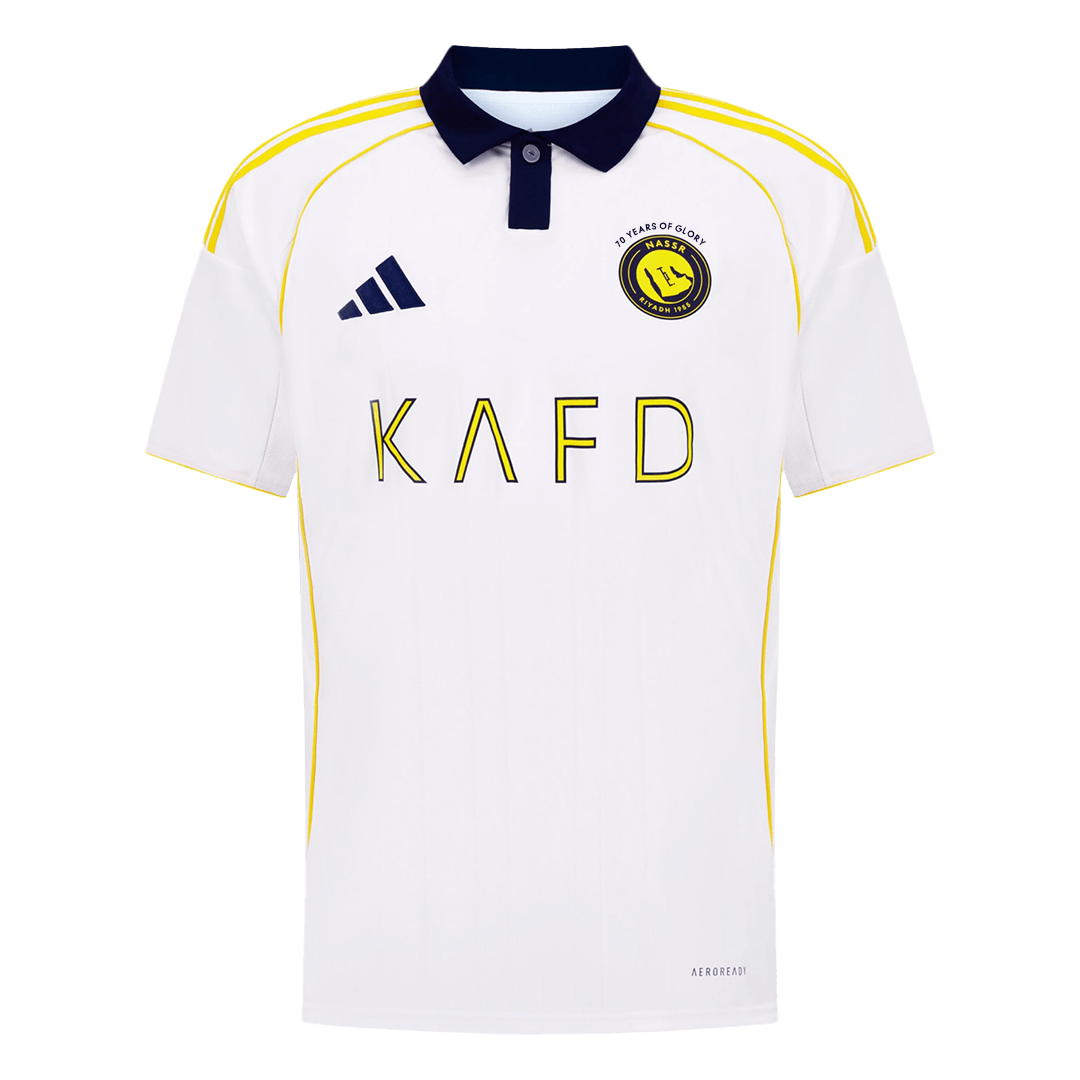 RONALDO #7 Al Nassr Third Away Football Shirt 2025/26 White