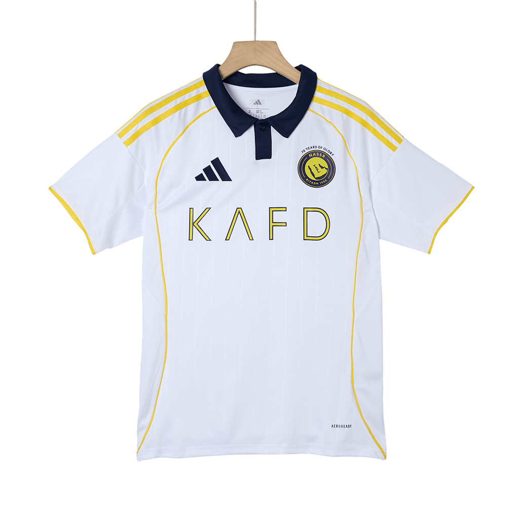 RONALDO #7 Al Nassr Third Away Football Shirt 2025/26 White