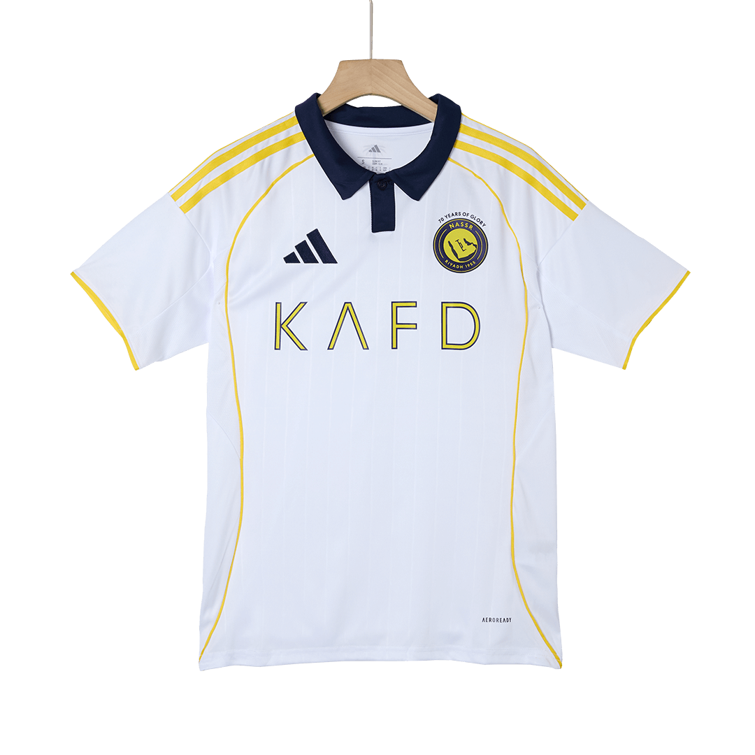 RONALDO #7 Al Nassr Third Away Football Shirt 2025/26 White