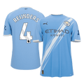 REIJNDERS #4 Manchester City Home Football Shirt 2025/26