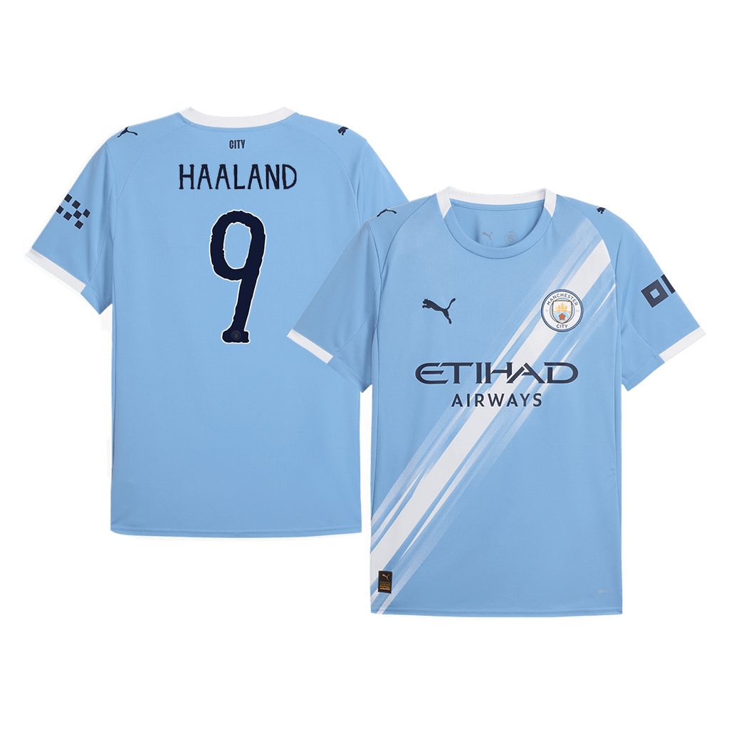 HAALAND #9 Manchester City Home Football Shirt 2025/26 Blue - Club World Cup