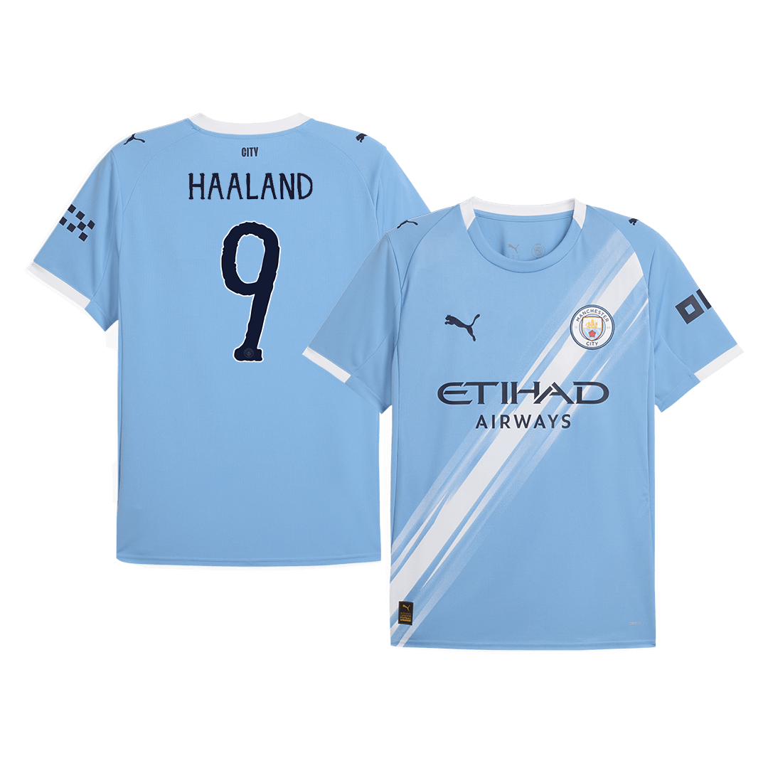 HAALAND #9 Manchester City Home Football Shirt 2025/26 Blue - Club World Cup