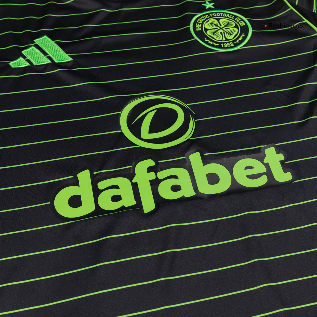 Celtic Away Football Shirt 2025/26 Black