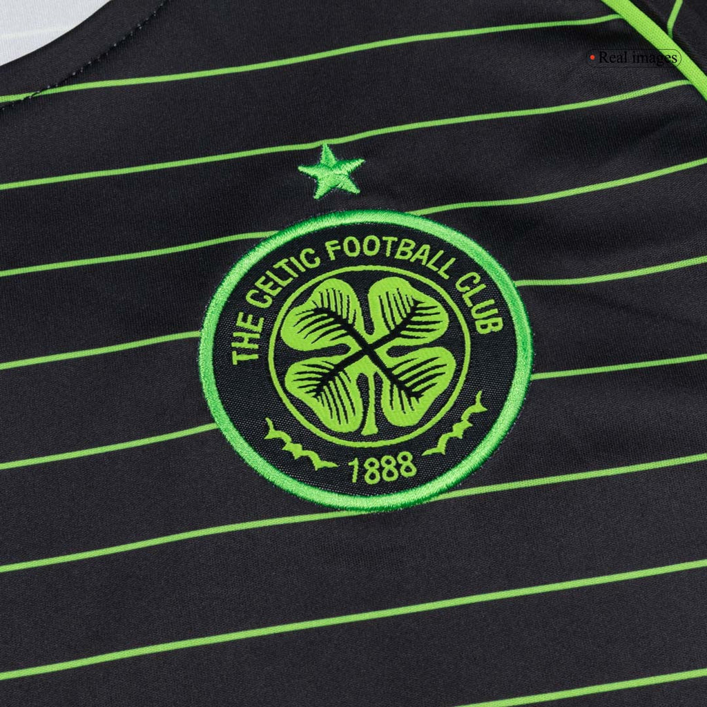 Celtic Away Football Shirt 2025/26 Black