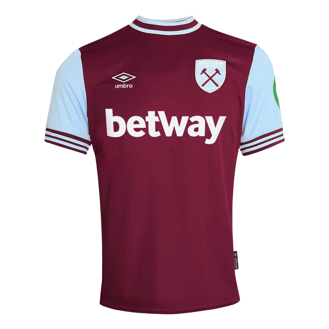 West Ham United Home Football Shirt 2024/25 Red