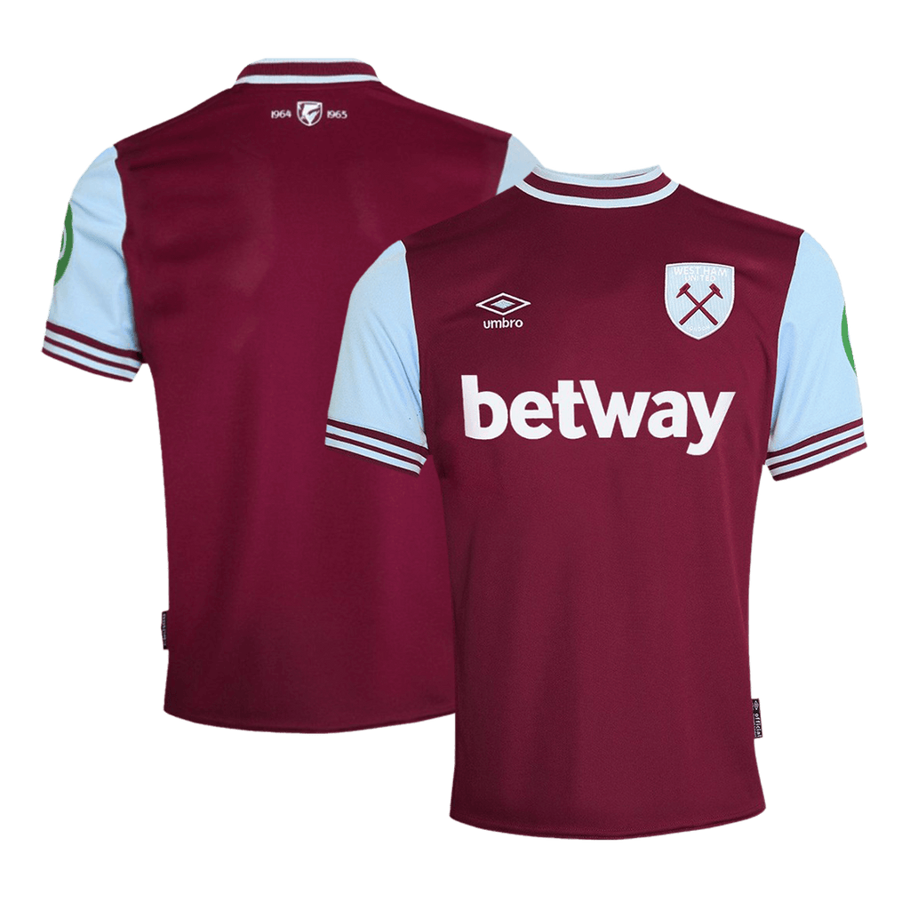 West Ham United Home Football Shirt 2024/25 Red
