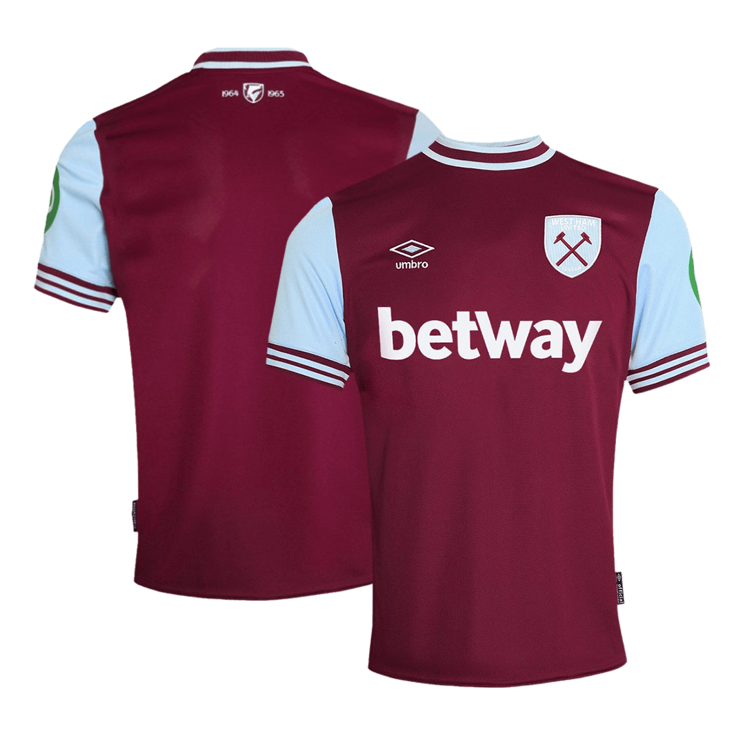West Ham United Home Football Shirt 2024/25 Red