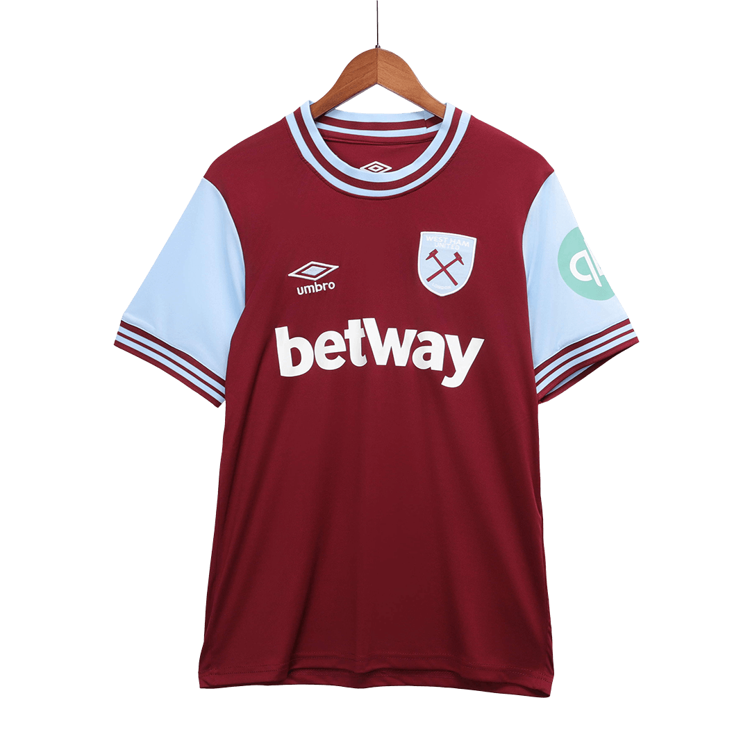 West Ham United Home Football Shirt 2024/25 Red