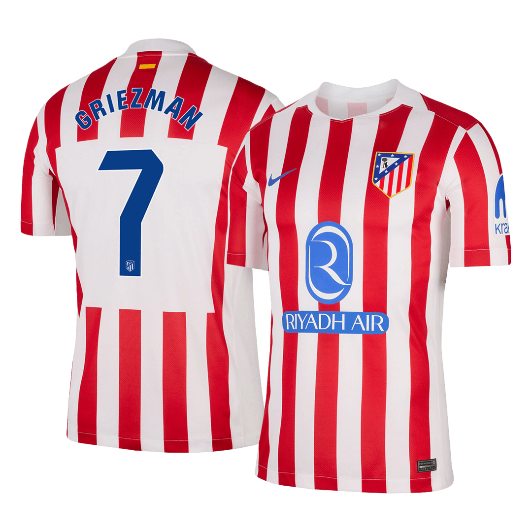 GRIEZMANN #7 Atletico Madrid Home Football Shirt 2025/26