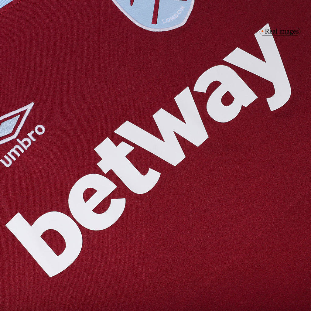 West Ham United Home Football Shirt 2024/25 Red