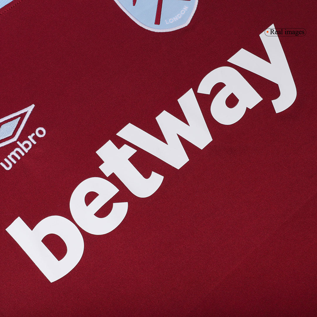 West Ham United Home Football Shirt 2024/25 Red