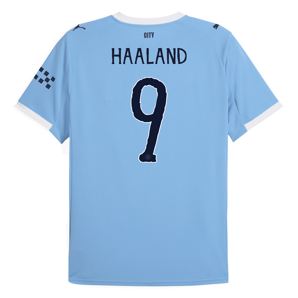 HAALAND #9 Manchester City Home Football Shirt 2025/26 Blue - Club World Cup