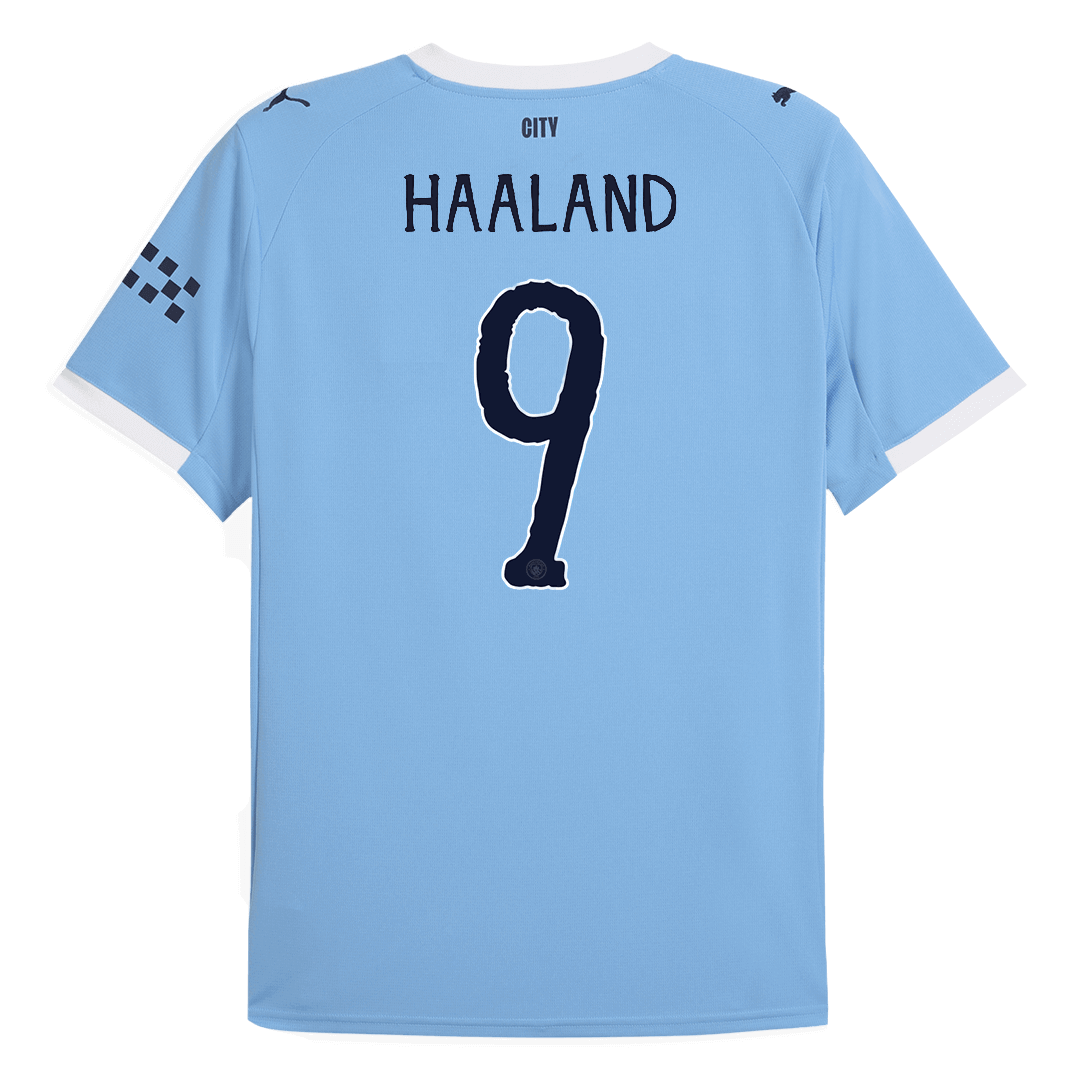 HAALAND #9 Manchester City Home Football Shirt 2025/26 Blue - Club World Cup
