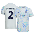 Player Version DUMFRIES #2 Inter Milan Away Football Shirt 2025/26