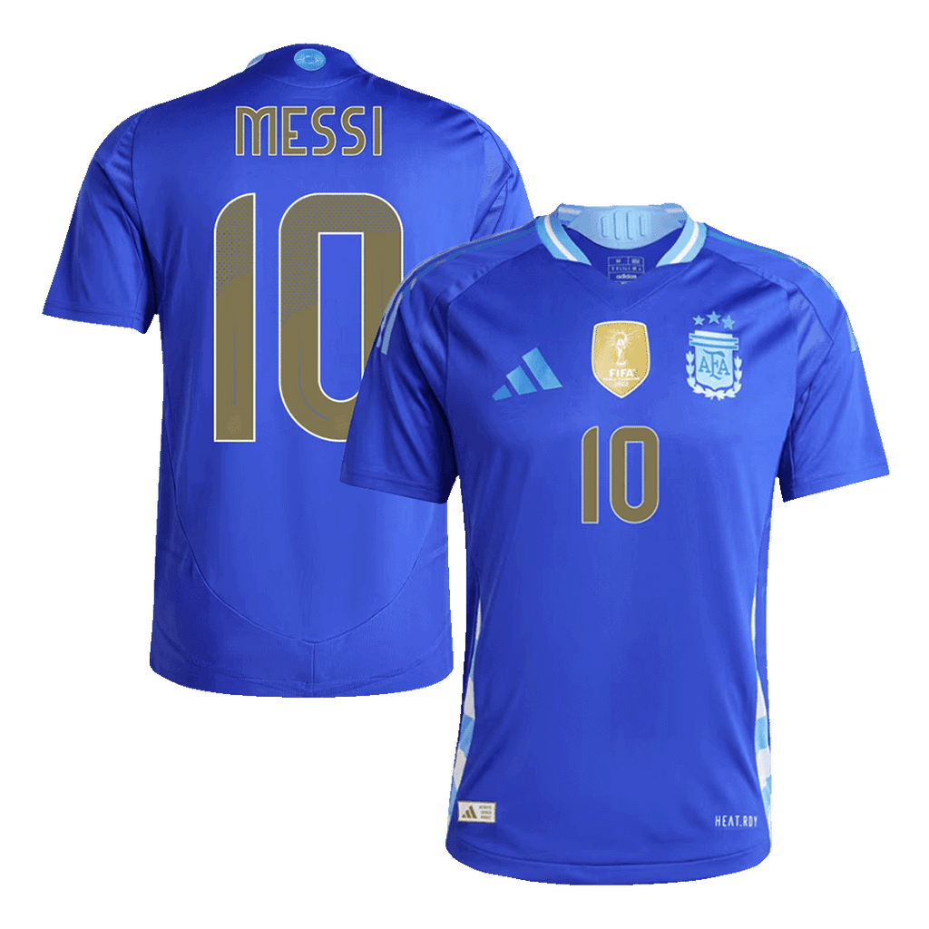 Player Version MESSI #10 Argentina Away Football Shirt 2024