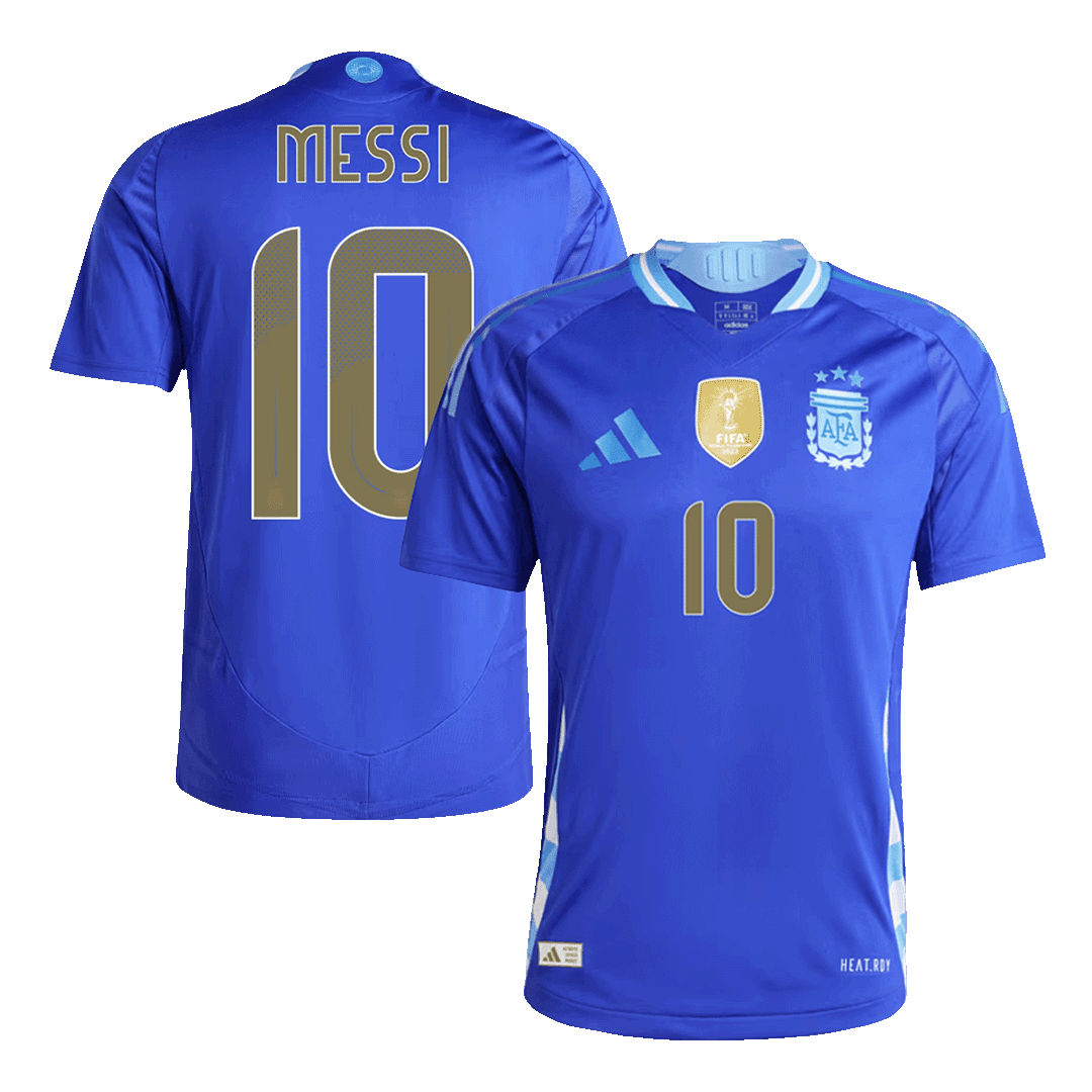 Player Version MESSI #10 Argentina Away Football Shirt 2024