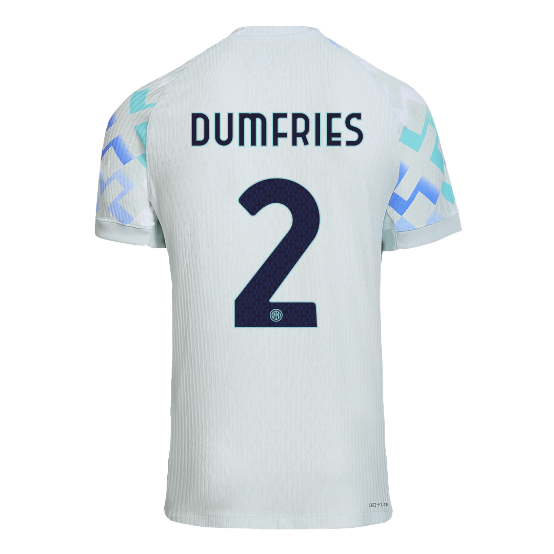 Player Version DUMFRIES #2 Inter Milan Away Football Shirt 2025/26