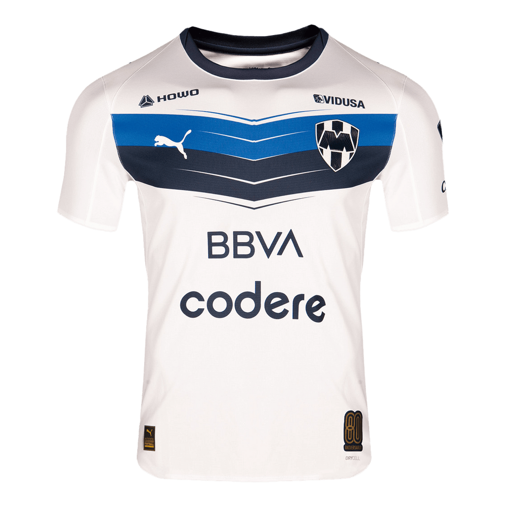 Monterrey Away Football Shirt 25/26 White