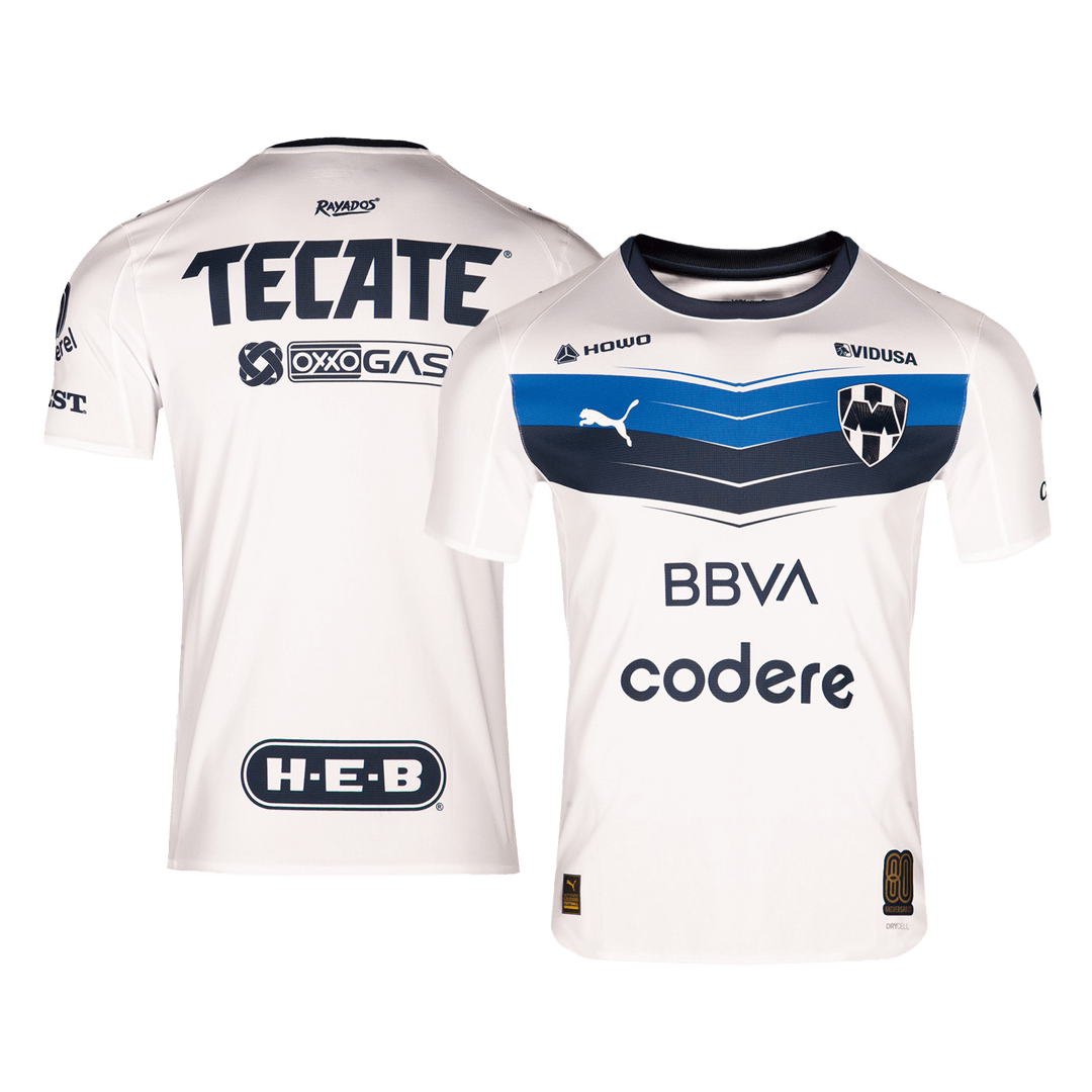 Monterrey Away Football Shirt 25/26 White