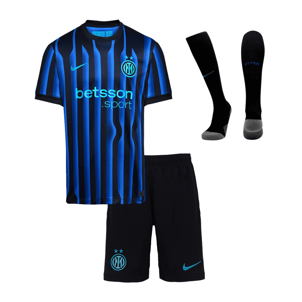 Kid's Inter Milan Home Football Shirt Kit(Jersey+Shorts+Socks) 2025/26