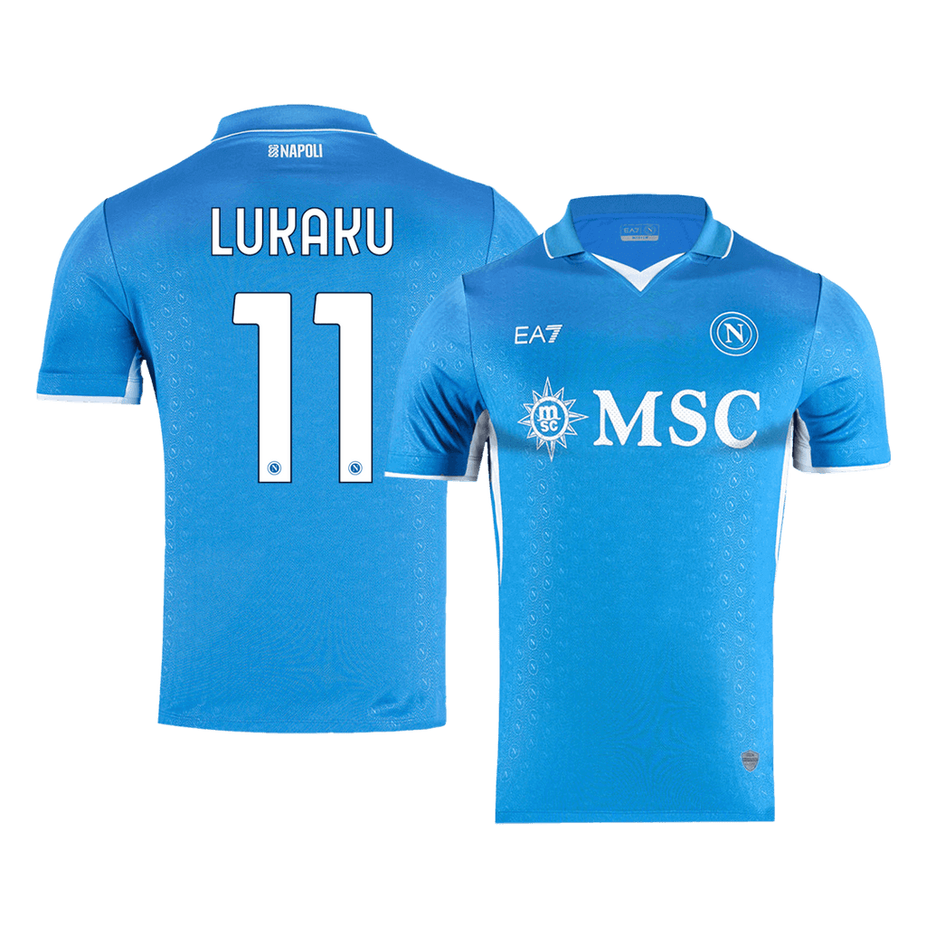 Player Version LUKAKU #11 Napoli Home Football Shirt 2024/25