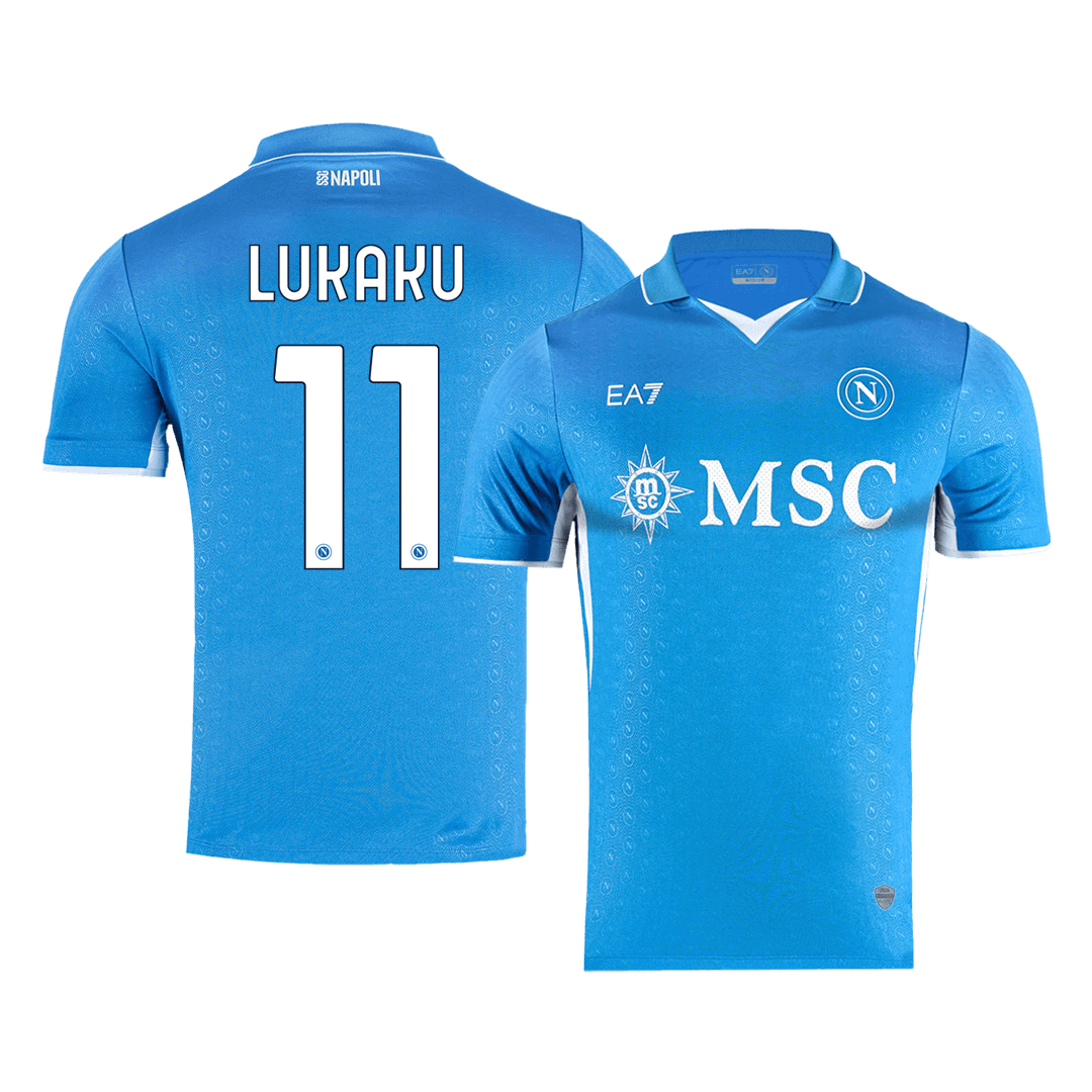 Player Version LUKAKU #11 Napoli Home Football Shirt 2024/25