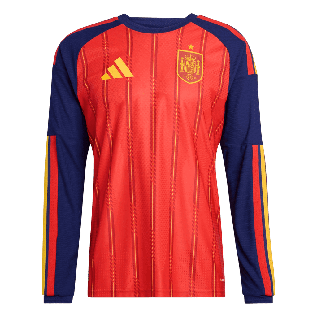 Player Version Spain Home Long Sleeve Football Shirt 2026