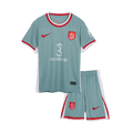 Kid's Atletico Madrid Away Football Shirt Kit(Jersey+Shorts) 2024/25