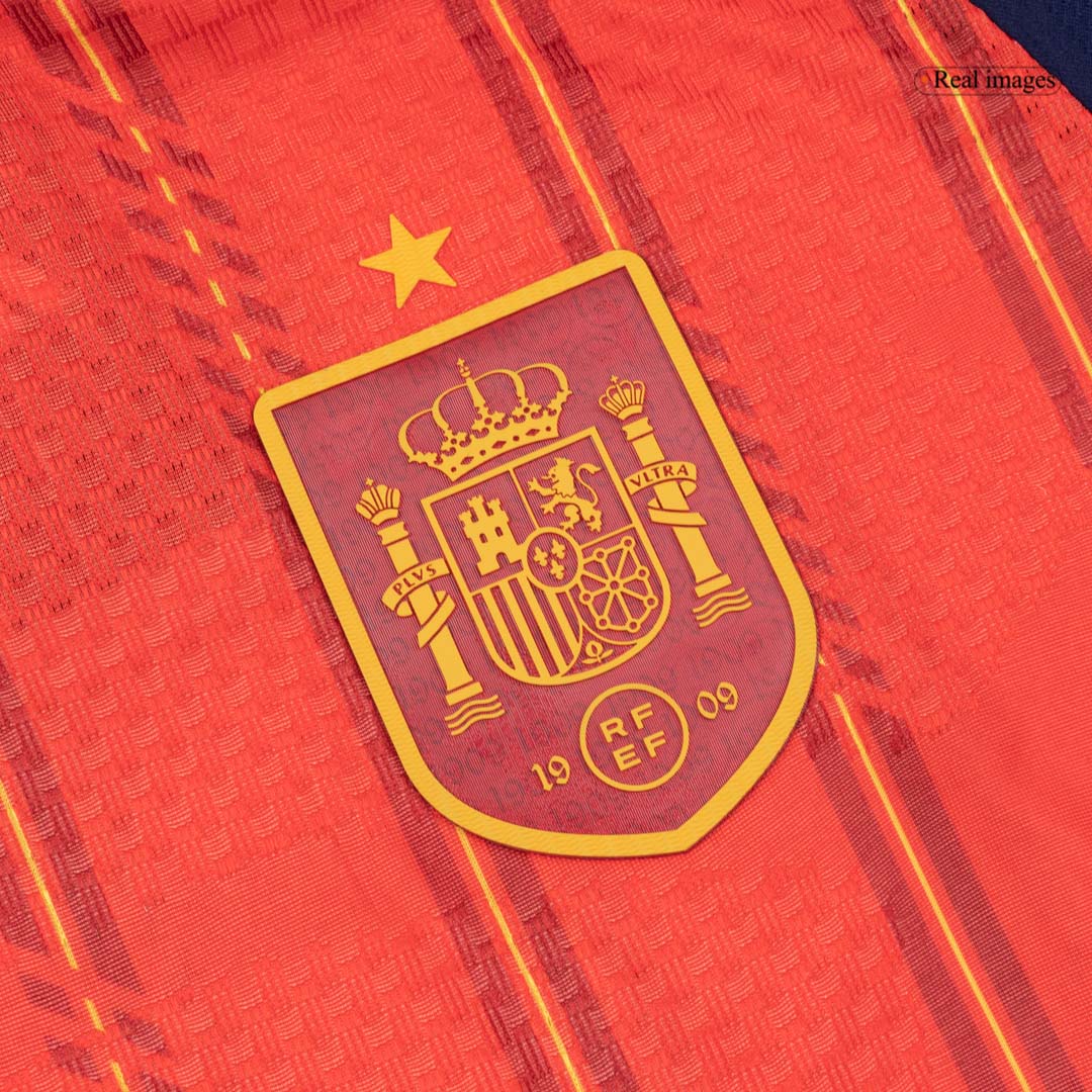 Player Version Spain Home Long Sleeve Football Shirt 2026