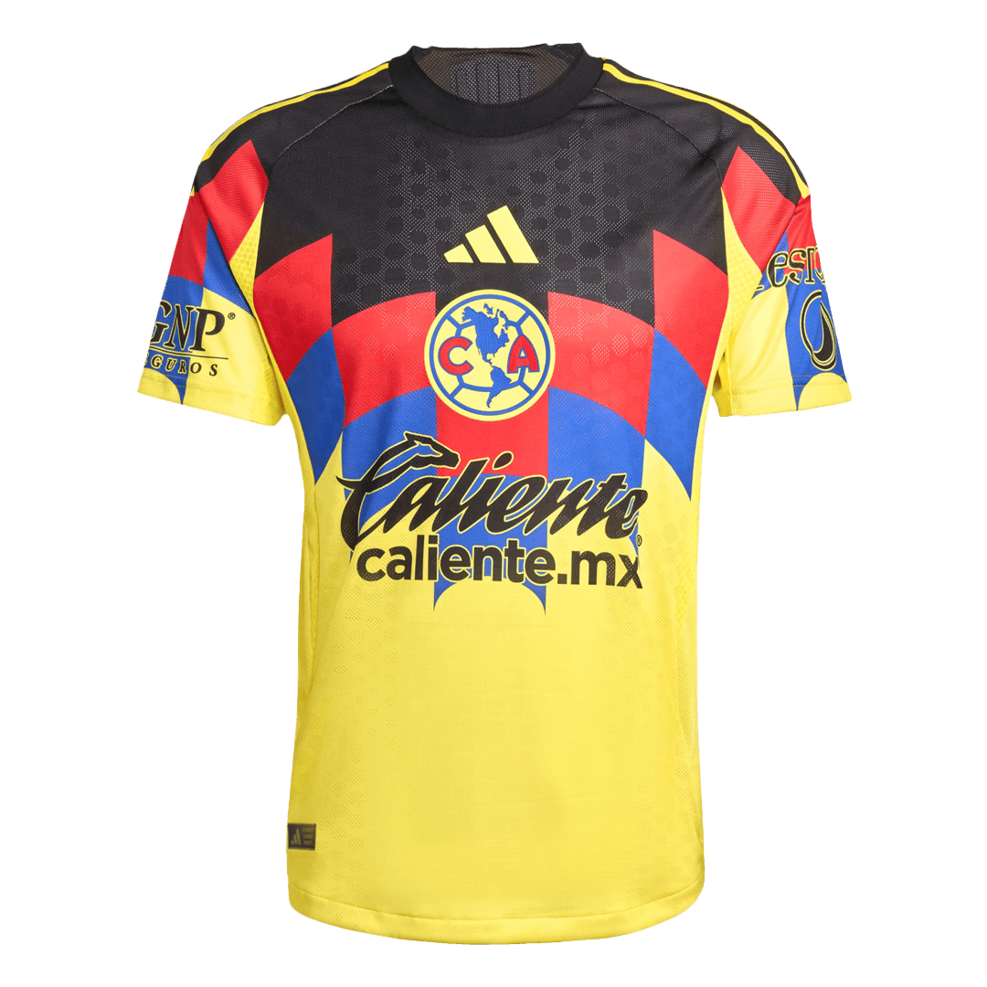 Player Version Club America Home Football Shirt 2025/26 Yellow