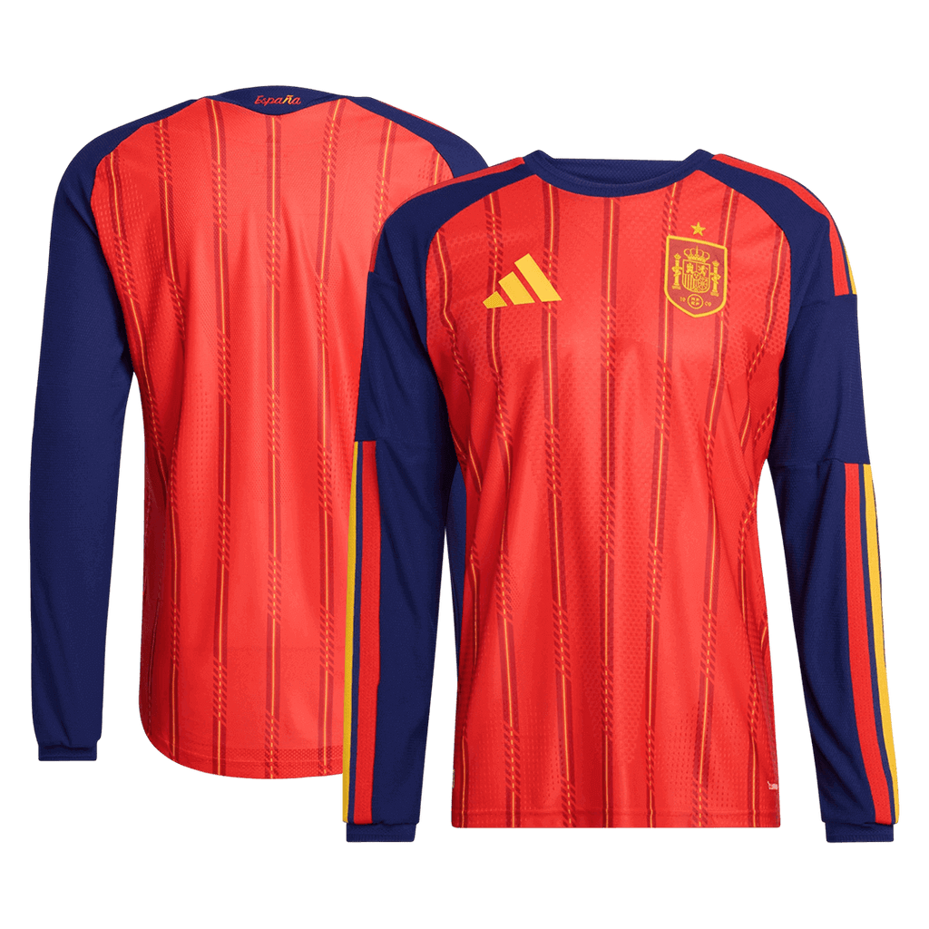 Player Version Spain Home Long Sleeve Football Shirt 2026