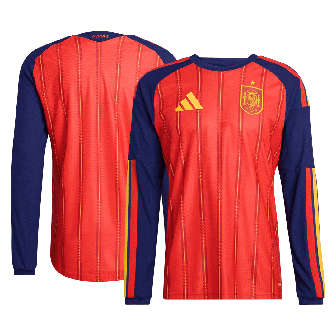 Player Version Spain Home Long Sleeve Football Shirt 2026