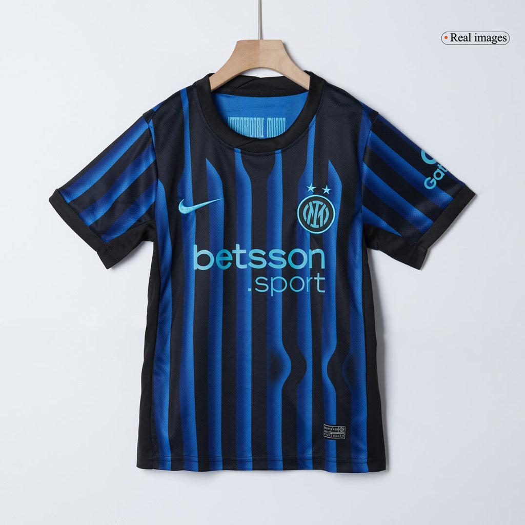 Kid's Inter Milan Home Football Shirt Kit(Jersey+Shorts+Socks) 2025/26