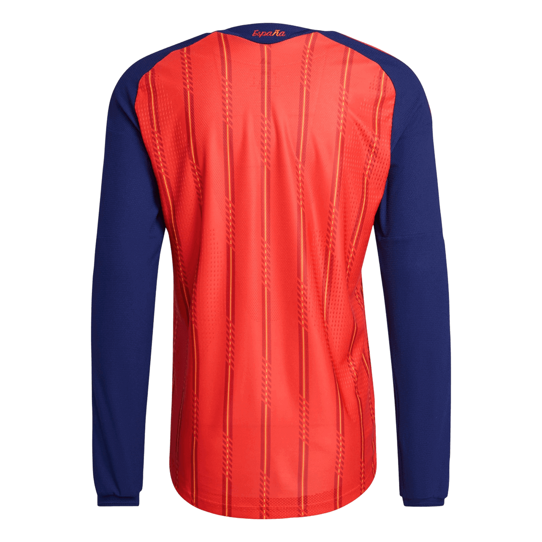 Player Version Spain Home Long Sleeve Football Shirt 2026