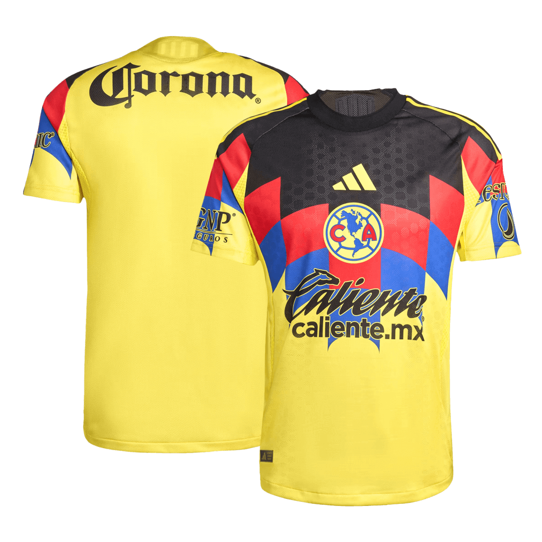 Player Version Club America Home Football Shirt 2025/26 Yellow