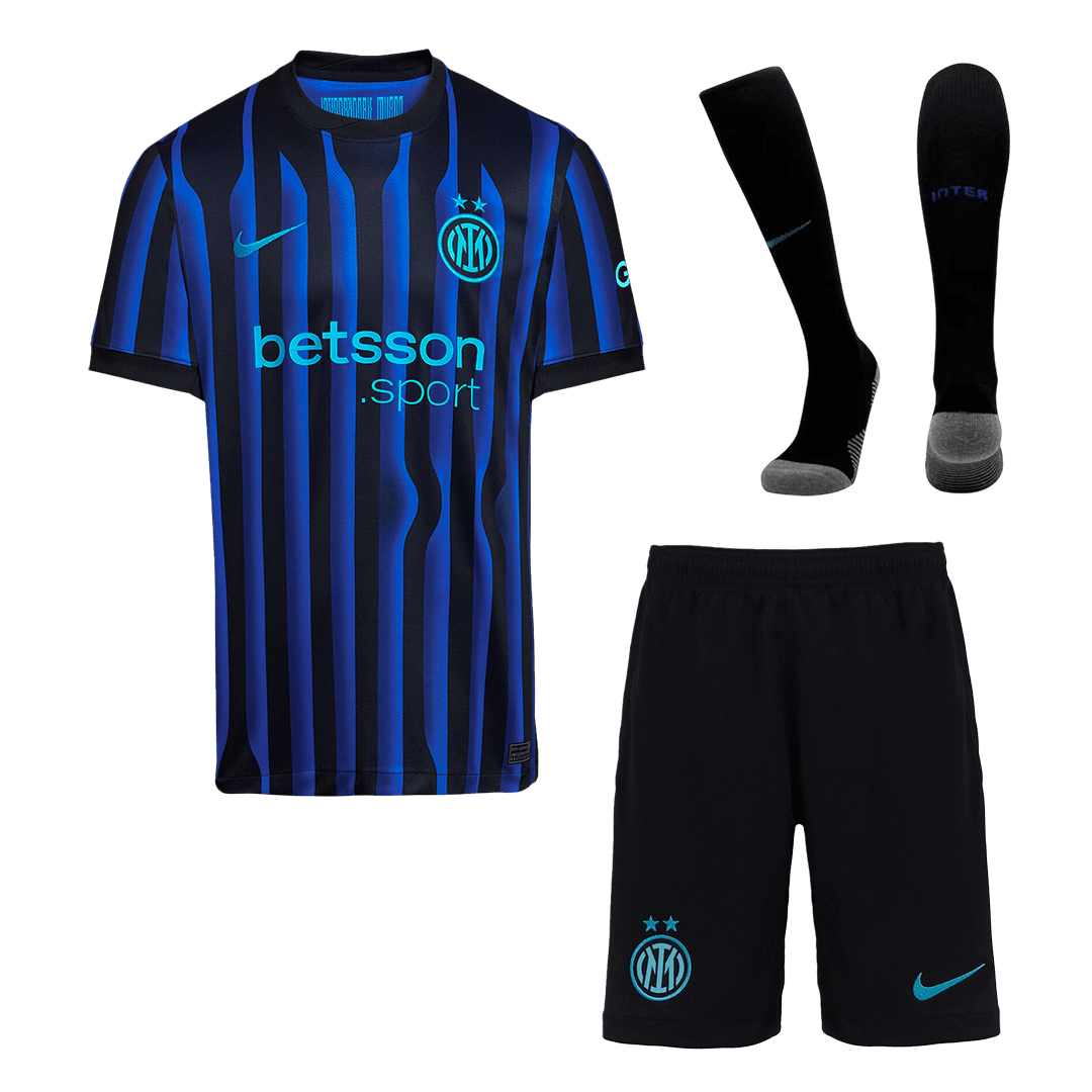Inter Milan Home Football Shirt Kit(Jersey+Shorts+Socks) 2025/26