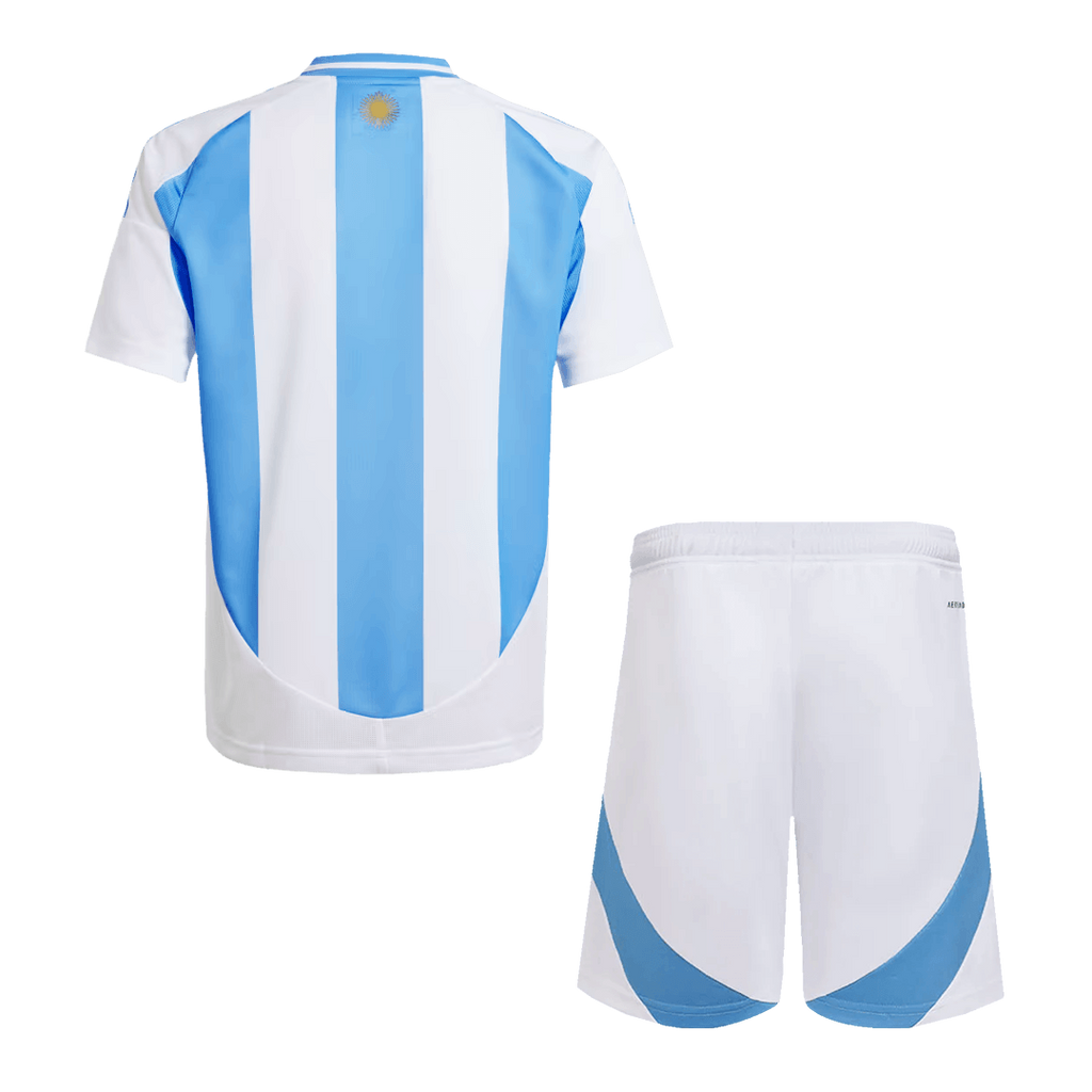 Kid's Argentina Home Football Shirt Kit(Jersey+Shorts) 2024