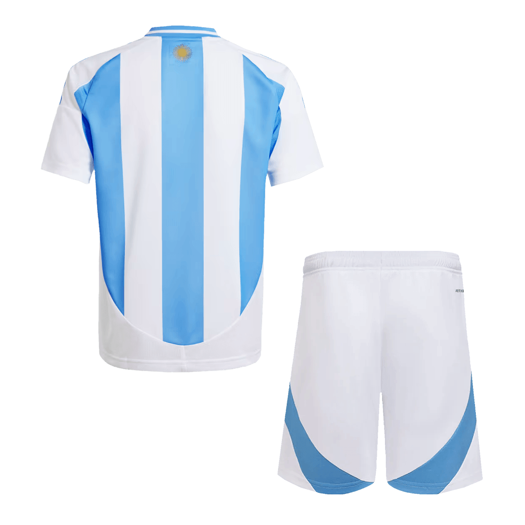 Kid's Argentina Home Football Shirt Kit(Jersey+Shorts) 2024