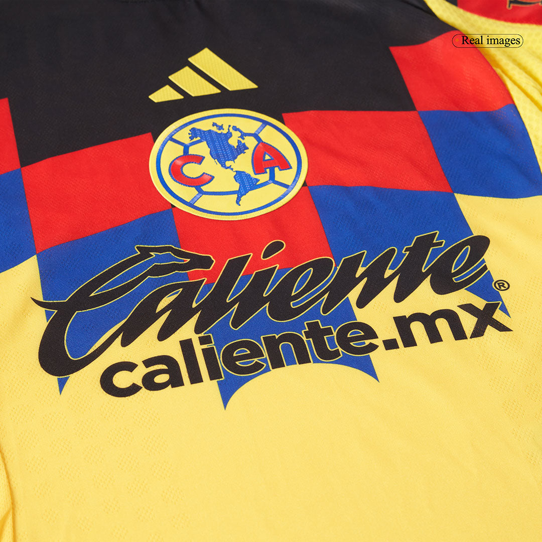 Player Version Club America Home Football Shirt 2025/26 Yellow