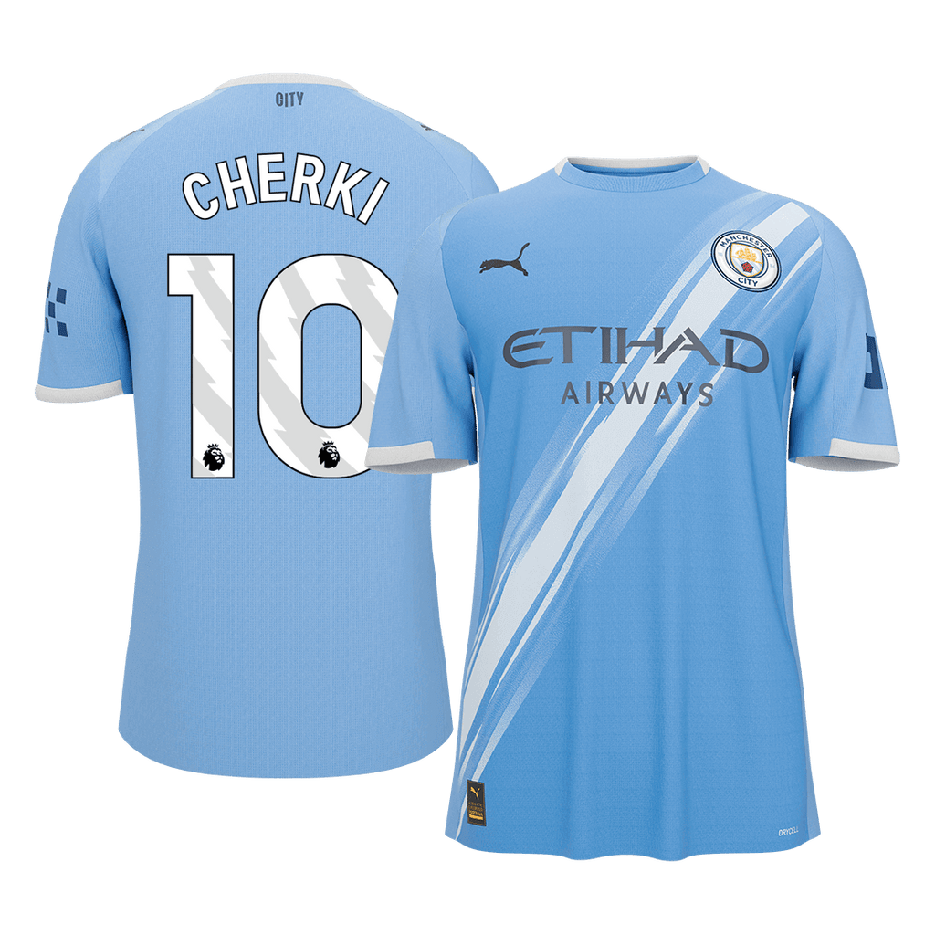 CHERKI #10 Manchester City Home Football Shirt 2025/26