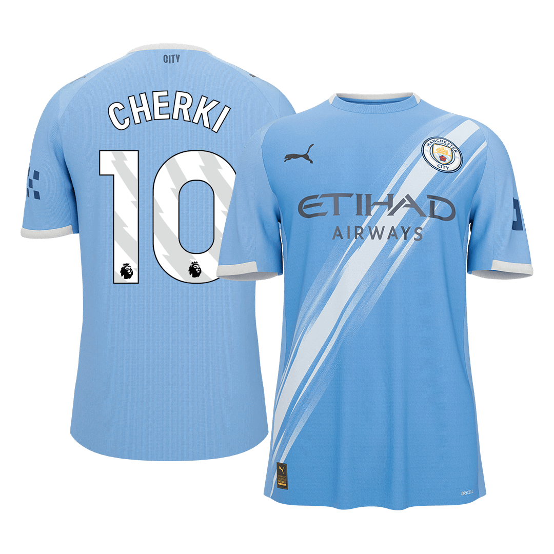 CHERKI #10 Manchester City Home Football Shirt 2025/26