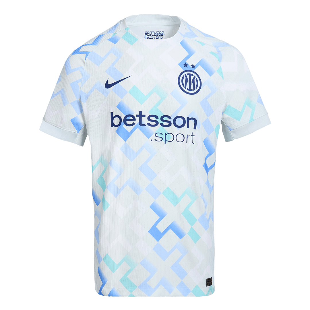 Player Version Inter Milan Away Football Shirt 2025/26 Blue