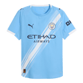 Player Version Manchester City Home Football Shirt 2025/26 Blue