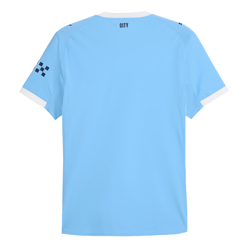 Player Version Manchester City Home Football Shirt 2025/26 Blue