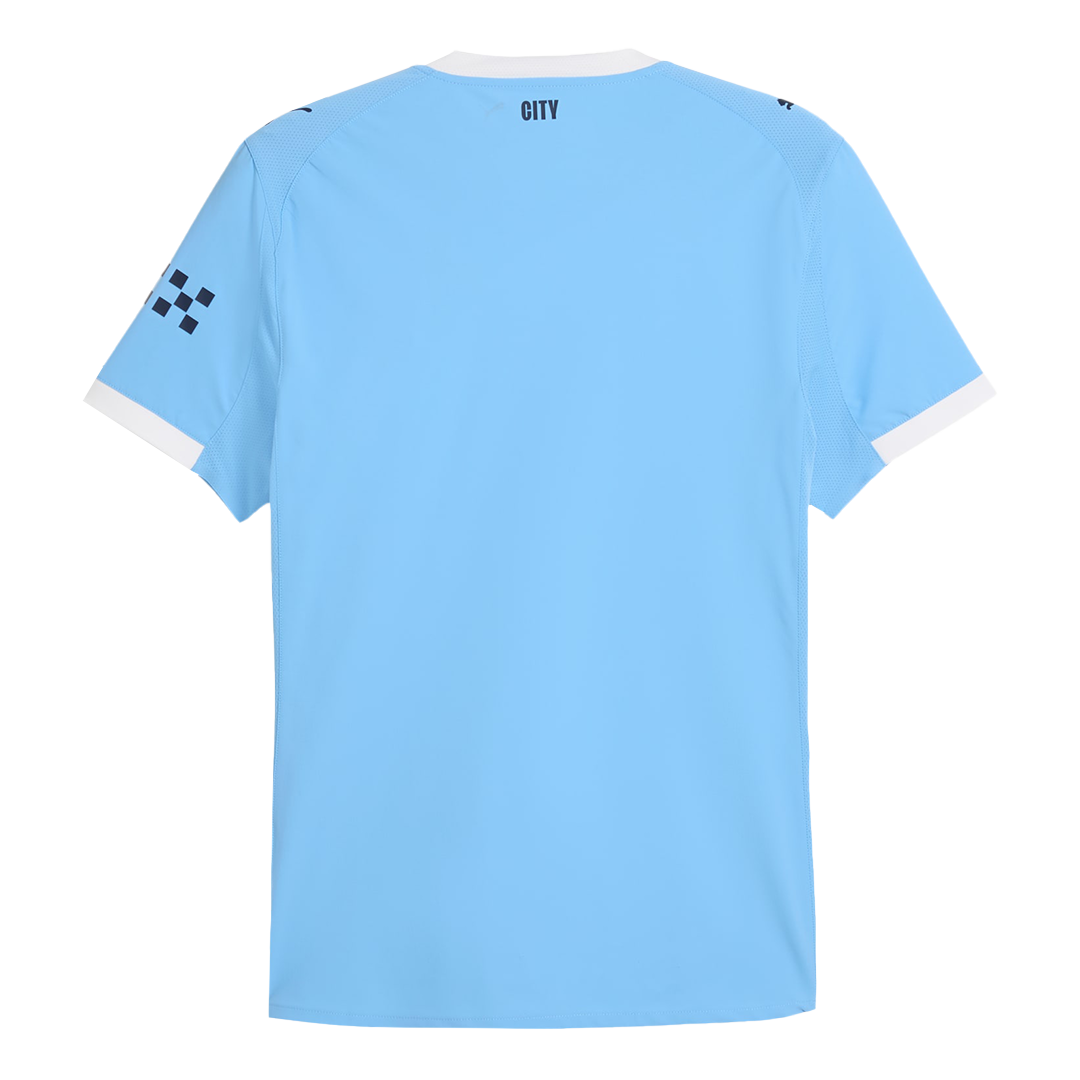 Player Version Manchester City Home Football Shirt 2025/26 Blue